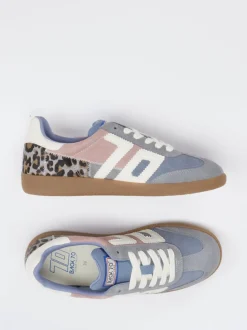 Back 70 – Retro-Sneaker aus Veloursleder mehrfarbig