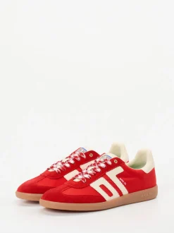 Back 70 – Retro-Sneaker aus Veloursleder rot