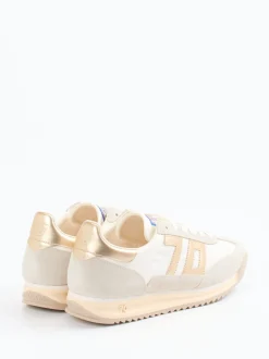 Back 70 – Retro-Sneaker aus Veloursleder Beige
