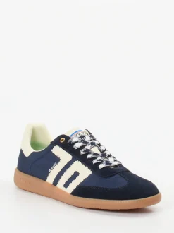 Back 70 – Retro-Sneaker aus Veloursleder navyblau