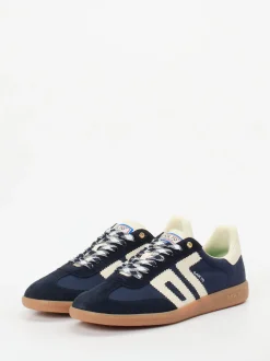 Back 70 – Retro-Sneaker aus Veloursleder navyblau