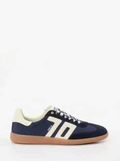 Back 70 – Retro-Sneaker aus Veloursleder navyblau