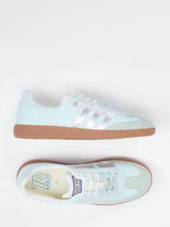 Back 70 – Retro-Sneaker aus Veloursleder Pastellmint