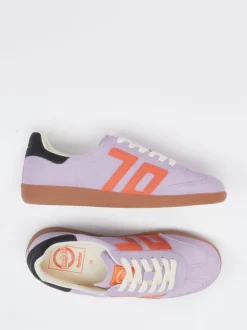 Back 70 – Retro-Sneaker aus Veloursleder Flieder