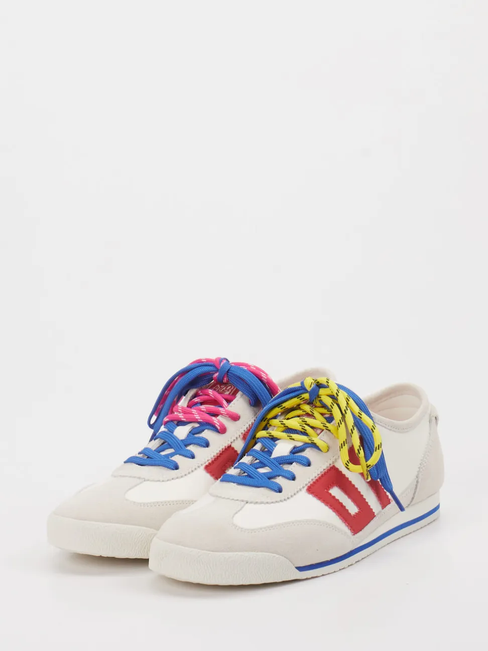 Back 70 – Retro-Sneaker aus Velourleder Offwhite