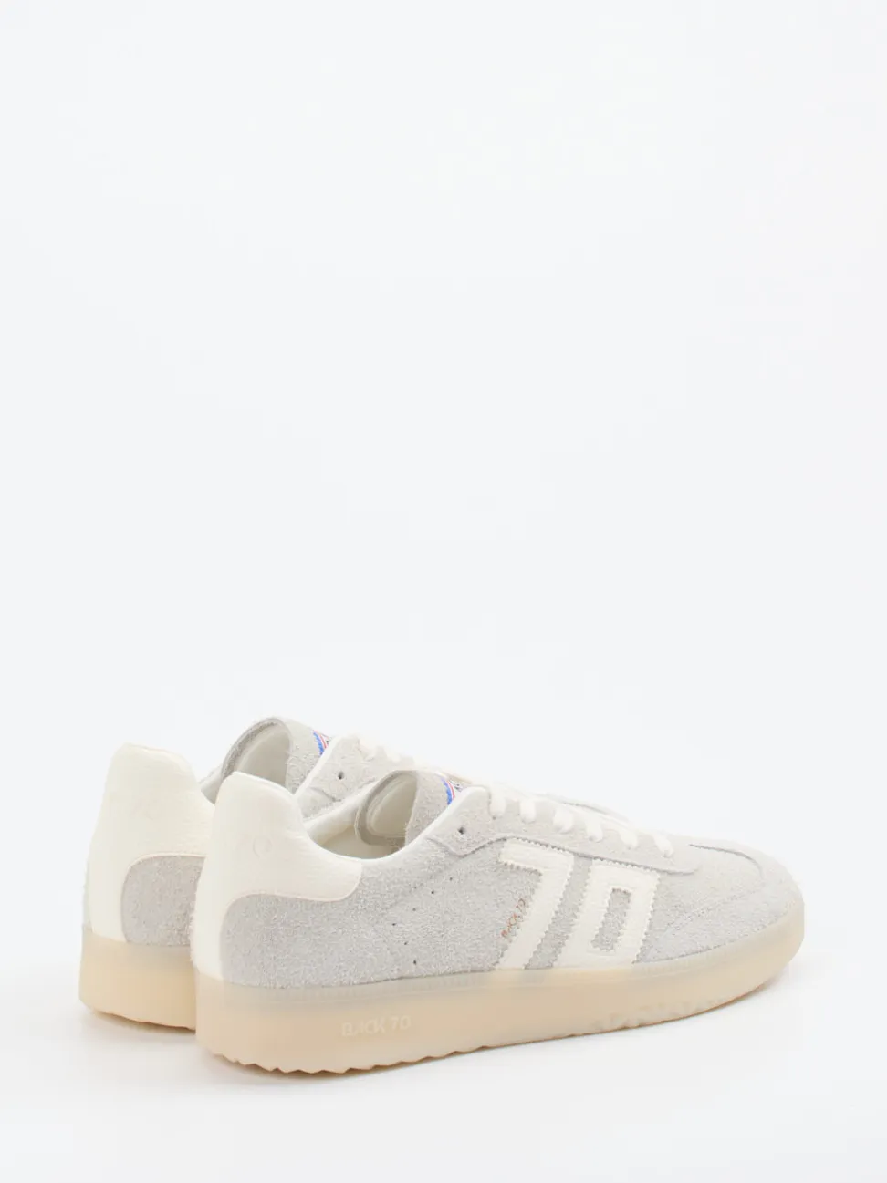 Back 70 – Retro-Sneaker aus Veloursleder hellgrau