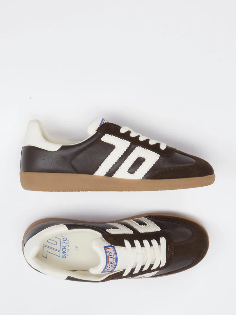 Back 70 – Retro-Sneaker aus Veloursleder Braun