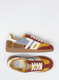 Back 70 – Retro-Sneaker aus Veloursleder Multi