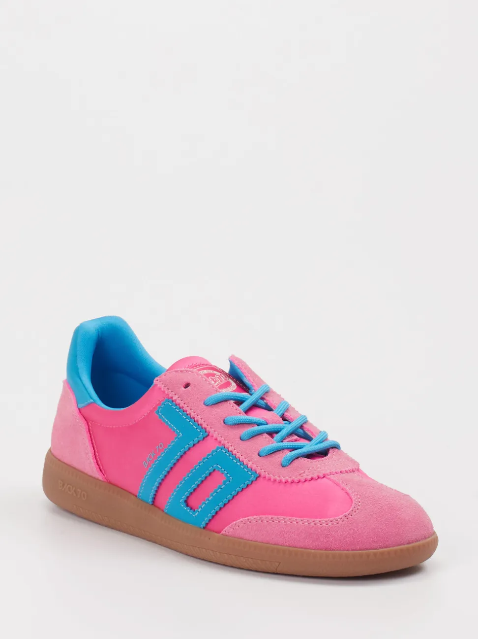 Back 70 – Retro-Sneaker aus Veloursleder/Textil Pink