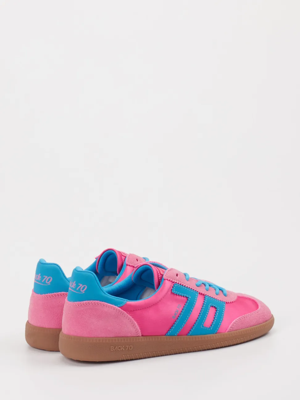 Back 70 – Retro-Sneaker aus Veloursleder/Textil Pink