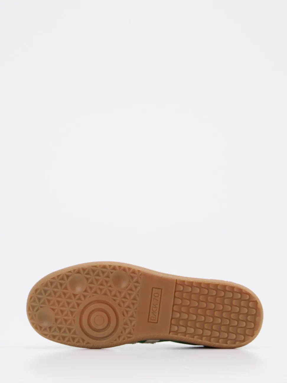 Back 70 – Retro-Sneaker aus Velour/Textil grün