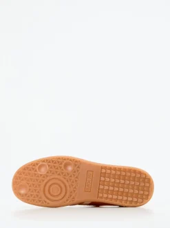 Back 70 – Retro-Sneaker aus Velour/Textil Orange
