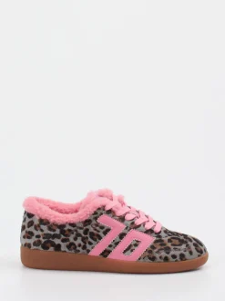 Back 70 – Sneaker aus Fell in Rosa-Leolook