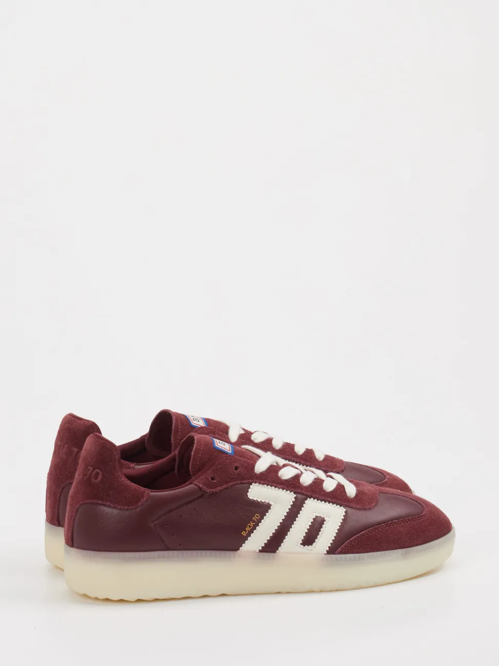 Back 70 – Sneaker aus Leder in Bordeauxrot