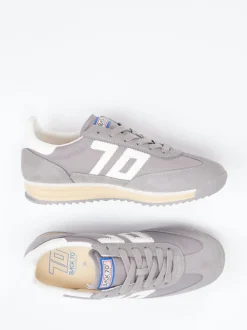 Back 70 – Sneaker aus Veloursleder und Nylon grau
