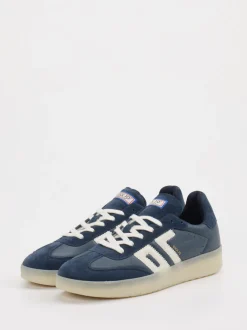 Back 70 – Sneaker aus Velourleder und Leder Navyblau