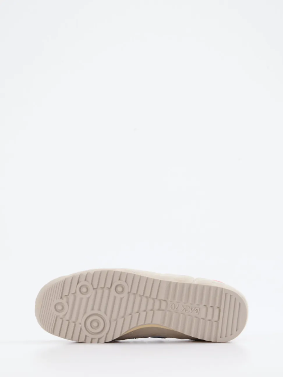Back 70 – Sneaker aus Veloursleder und Glattleder Offwhite