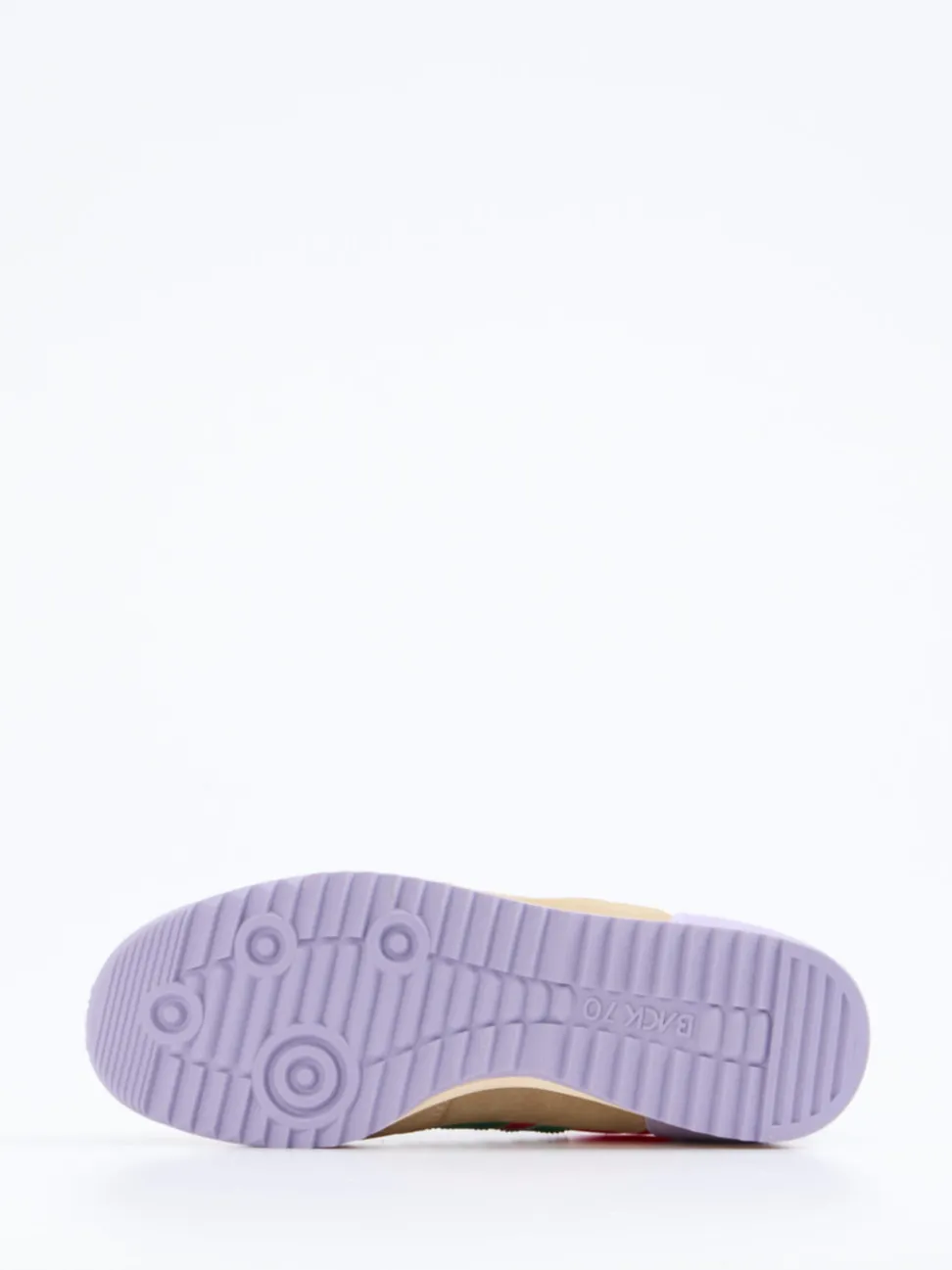 Back 70 – Sneaker aus Veloursleder und Nylon Korallrosa