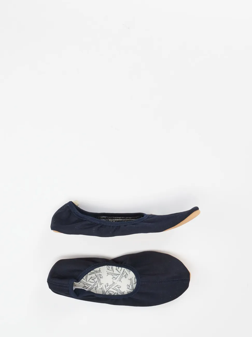 Beck – Ballerinas aus Textil Dunkelblau