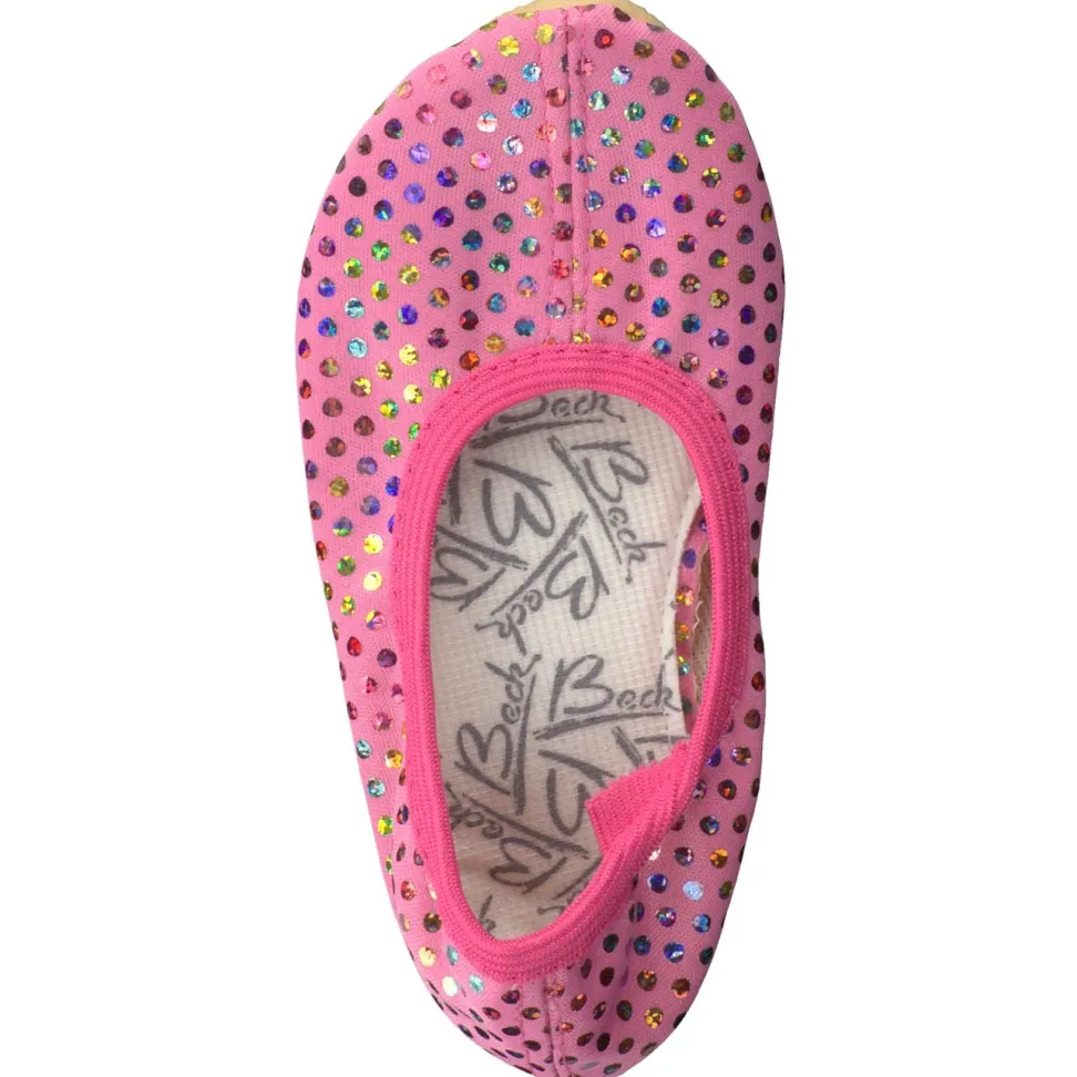 Beck – Gymnastikschuh aus Textil in Pink