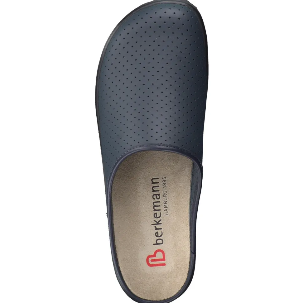 Berkemann – Clog aus Kalbleder in Dunkelblau