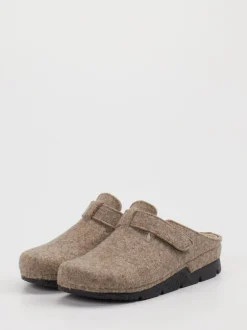 Berkemann – Clogs aus Filz in Beigebraun