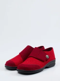 Berkemann – Klettslipper aus Filz in Dunkelrot