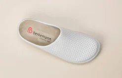 Berkemann – Komfort-Clog aus Kalbleder weiß