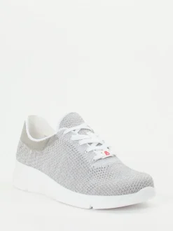 Berkemann – Komfort-Sneaker aus gestricktem Textil Hellgrau