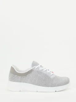 Berkemann – Komfort-Sneaker aus gestricktem Textil Hellgrau