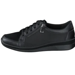 Berkemann – Komfort-Sneaker aus Stretch und Leder schwarz