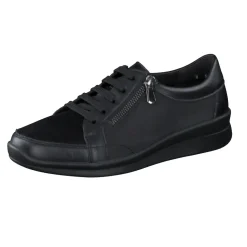 Berkemann – Komfort-Sneaker aus Stretch und Leder schwarz