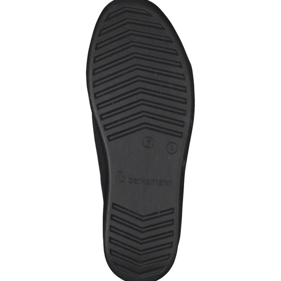 Berkemann – Komfort-Sneaker aus Stretch und Leder schwarz