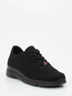 Berkemann – Komfort-Sneaker aus gestricktem Textil schwarz