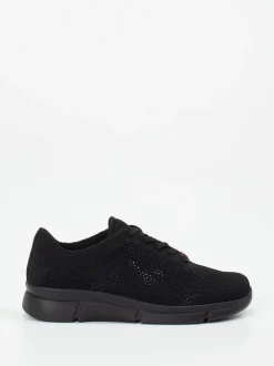 Berkemann – Komfort-Sneaker aus gestricktem Textil schwarz