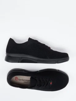 Berkemann – Komfort-Sneaker aus gestricktem Textil schwarz