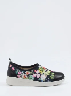 Berkemann – Slip-On Sneaker aus Stretch mit Floralprint