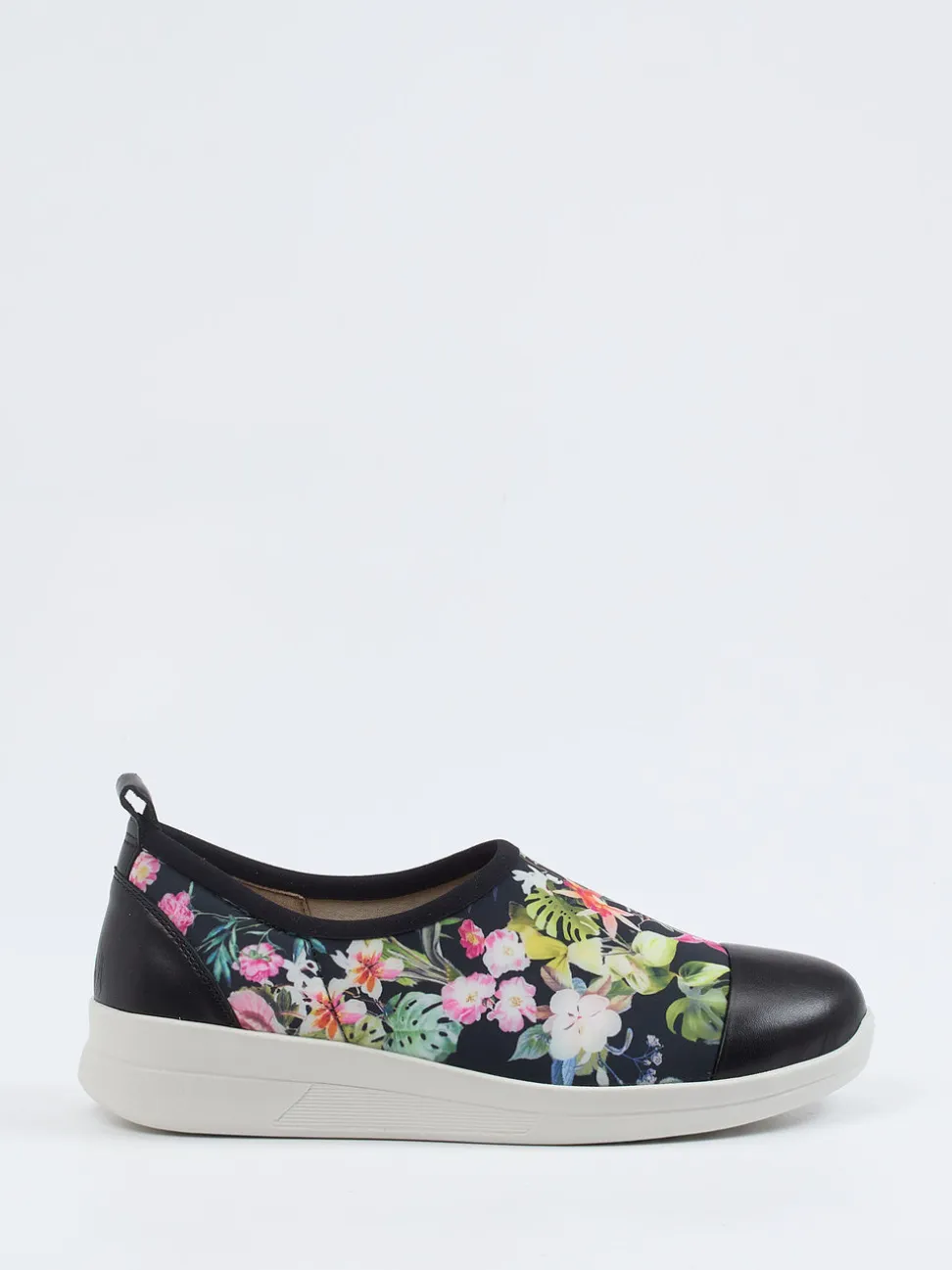 Berkemann – Slip-On Sneaker aus Stretch mit Floralprint