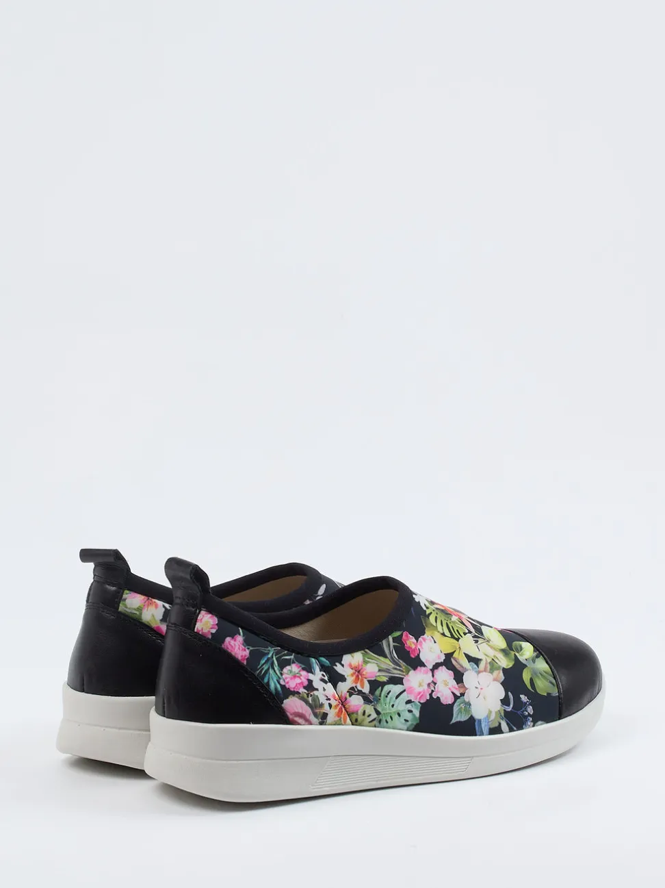 Berkemann – Slip-On Sneaker aus Stretch mit Floralprint