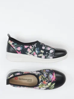 Berkemann – Slip-On Sneaker aus Stretch mit Floralprint