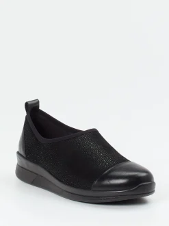 Berkemann – Slip-On Sneaker aus Stretch und Leder schwarz