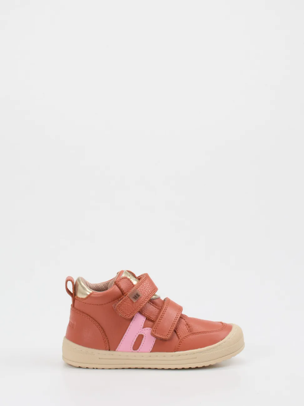 Bisgaard – Kinder-Sneaker aus Kalbleder Terrakotta