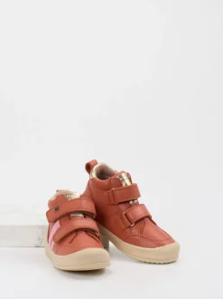 Bisgaard – Kinder-Sneaker aus Kalbleder Terrakotta