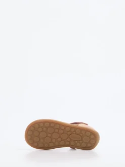 Bisgaard – Klettsandalen aus Kalbleder Altrosa