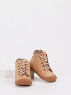 Bisgaard – Lauflernschuhe aus Kalbleder in Hellbeige