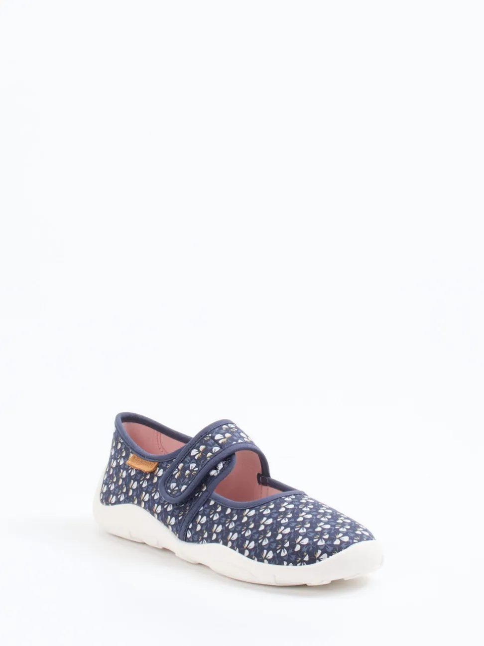 Bisgaard – Mary Janes aus Textil in Dunkelblau