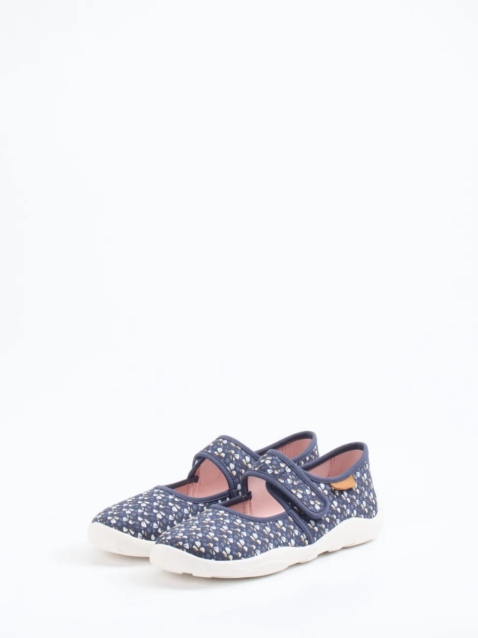 Bisgaard – Mary Janes aus Textil in Dunkelblau
