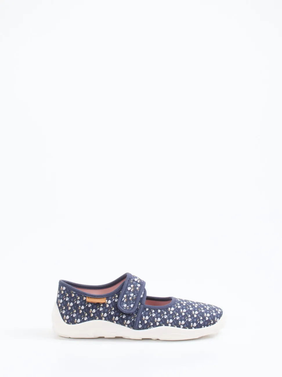 Bisgaard – Mary Janes aus Textil in Dunkelblau