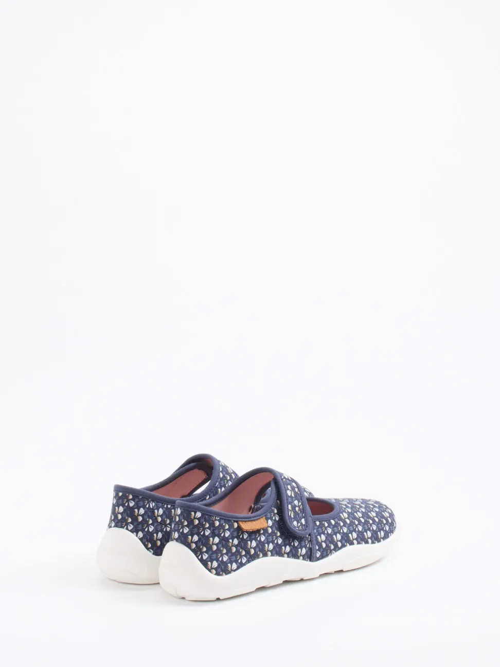 Bisgaard – Mary Janes aus Textil in Dunkelblau
