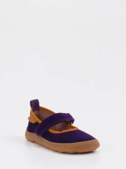 Bisgaard – Mary Janes aus Textil in Violett